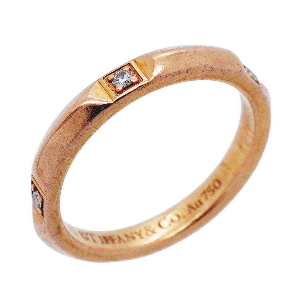 TIFFANY & CO. 18k Gold Diamond Ring